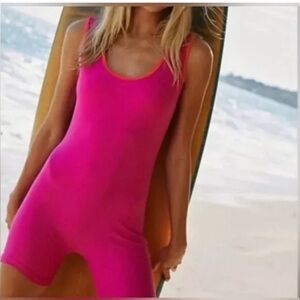 Free People Movement Salt Gypsy Surfsuit One Piece Swimsuit Modest Bermuda Med M